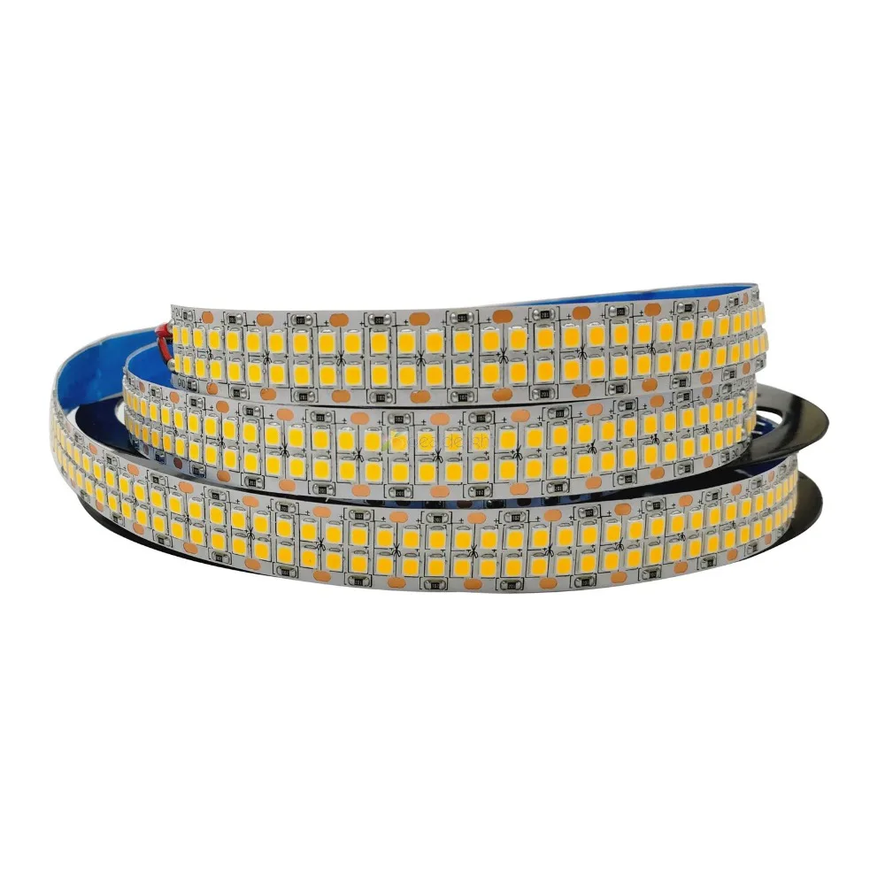 Светодиодный прожектор 5 м 2835 SMD 480/м гибкая двухрядная Светодиодная лента 12 В