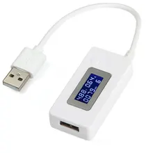 USB LCD DIY Voltmeter Charger Capacity Current Detector Voltage Tester Meter voltimetro For font b Cell