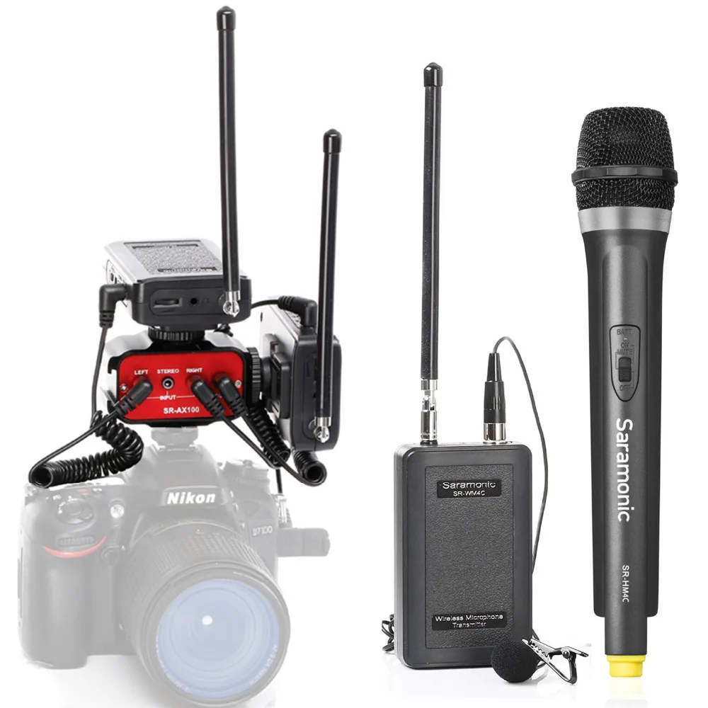 Saramonic Wireless Microphone Bundle Two Transmitters(One Lavalier Mic