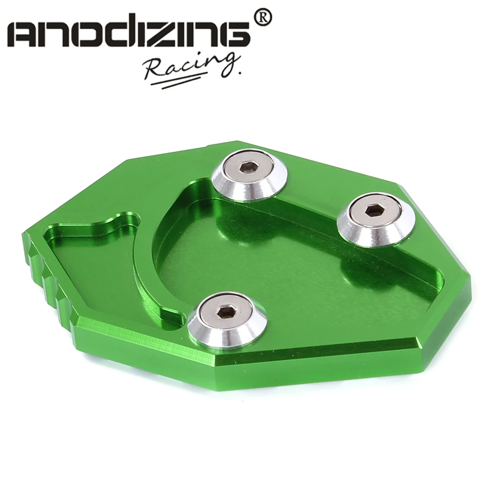 Buy CNC Aluminum Motorcycle Side Stand Pad Enlargement