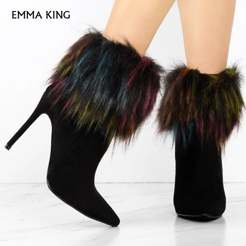 black_fashion_fur_boots_stiletto_heels_suede_pointy_toe_ankle_boots02_1 