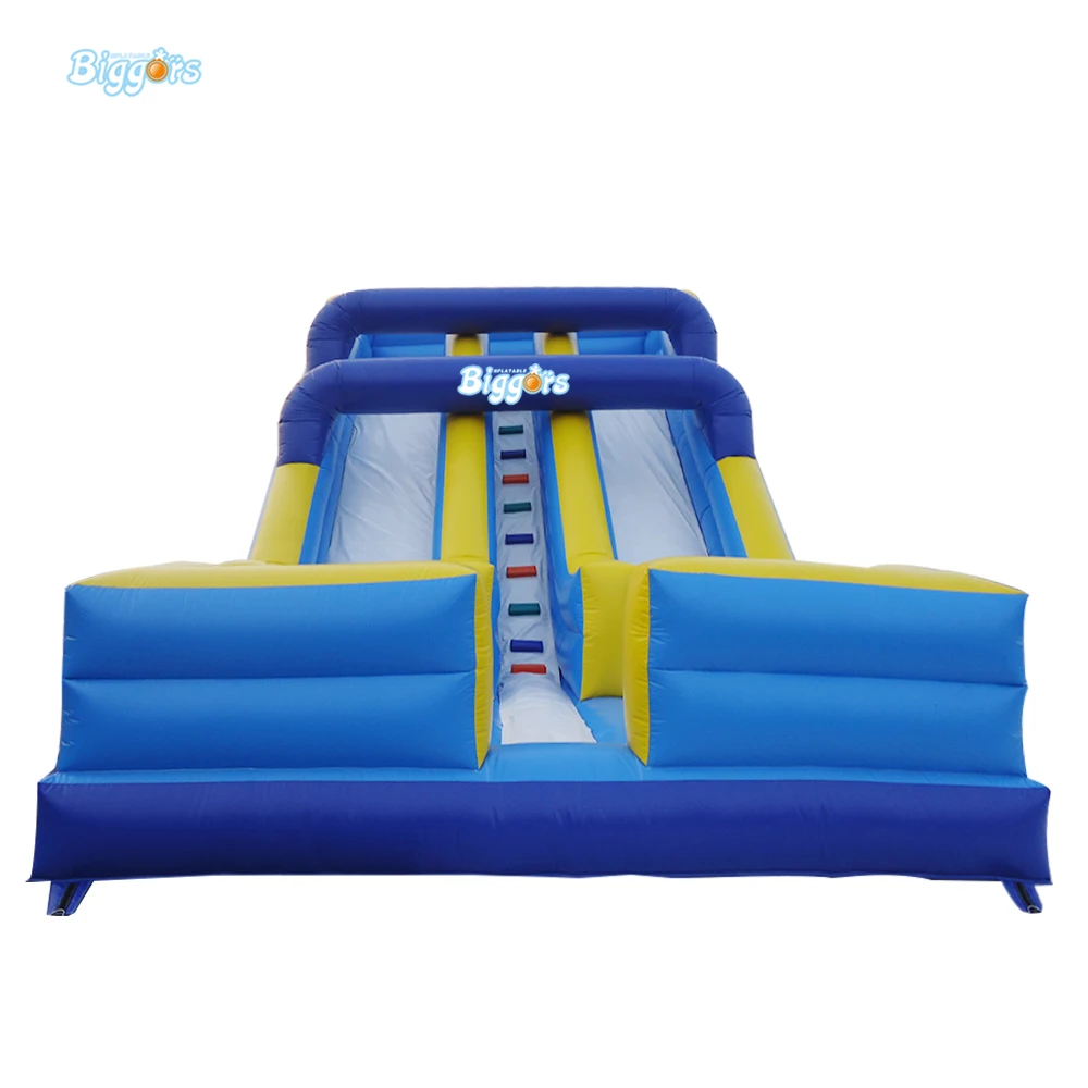 

PVC Tarpaulin Excellent Quality Double Slide Inflatbale Castle Inflatable Double Lane Water Slide