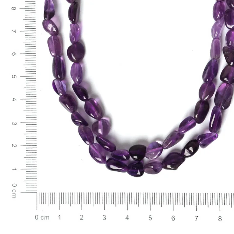 Best Selling 7-11mm Natural Straight Hole Stone Approx 40pcs Natural Stone Chip Beads 38cm/str For DIY Jewelry Making