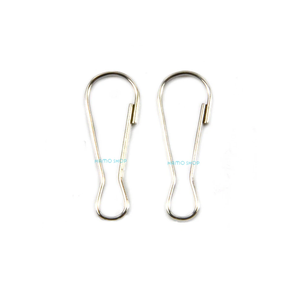 

50pcs 27mm Metal Snap Lanyard Clips Hooks Carabiner Camping Loaded Clasp Keyring Buckle