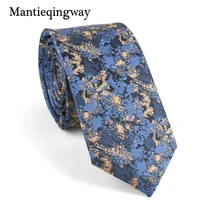 Mantieqingway винтажные цветочные печатные галстуки для мужчин классические шеи жаккардовые галстуки галстук Gravata Свадебный галстук деловой ГАЛСТУК