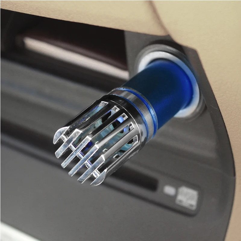 Blue Air Purifier Oxygen Bar Car Ionizer Air Freshener Air Purifier