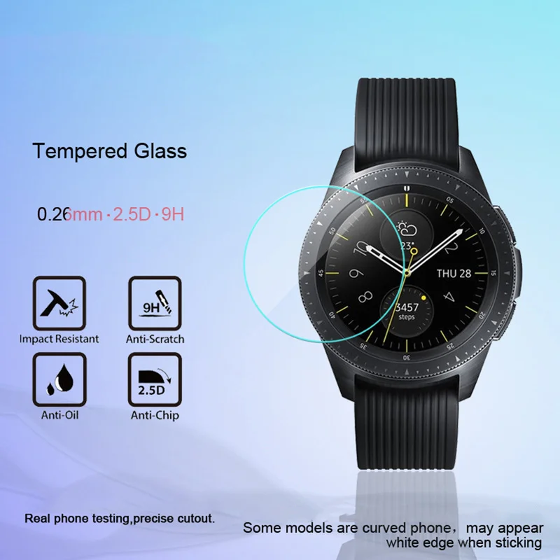 Закаленное стекло для Samsung Galaxy Watch 42 мм 46 Gear S2 S3 S4 защитная пленка + комплект