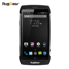 Waterproof cell phone RugGear RG710 GRANDTOUR Unlocked 5.0inch Android smart phone 4-core NFC Dual SIM Dual Camera 8GB/1GB Black