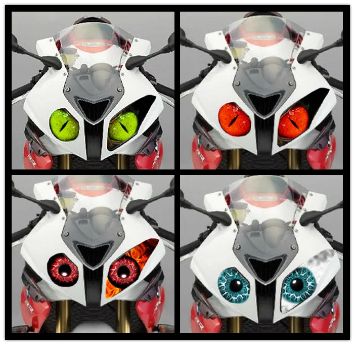 

FOR BMW S1000RR 2010-2014 11 12 13 Motorcycle Accessories Front Fairing Headlight Sticker Guard Sticker