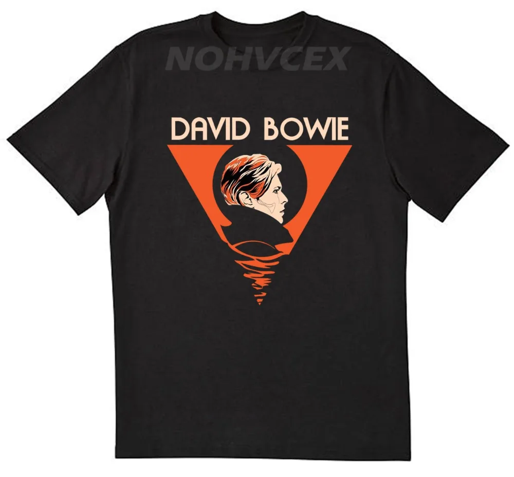 

David Bowie A rock star went to heaven Mens & Womens Lovely T Shirt Cotton O Neck T Shirt