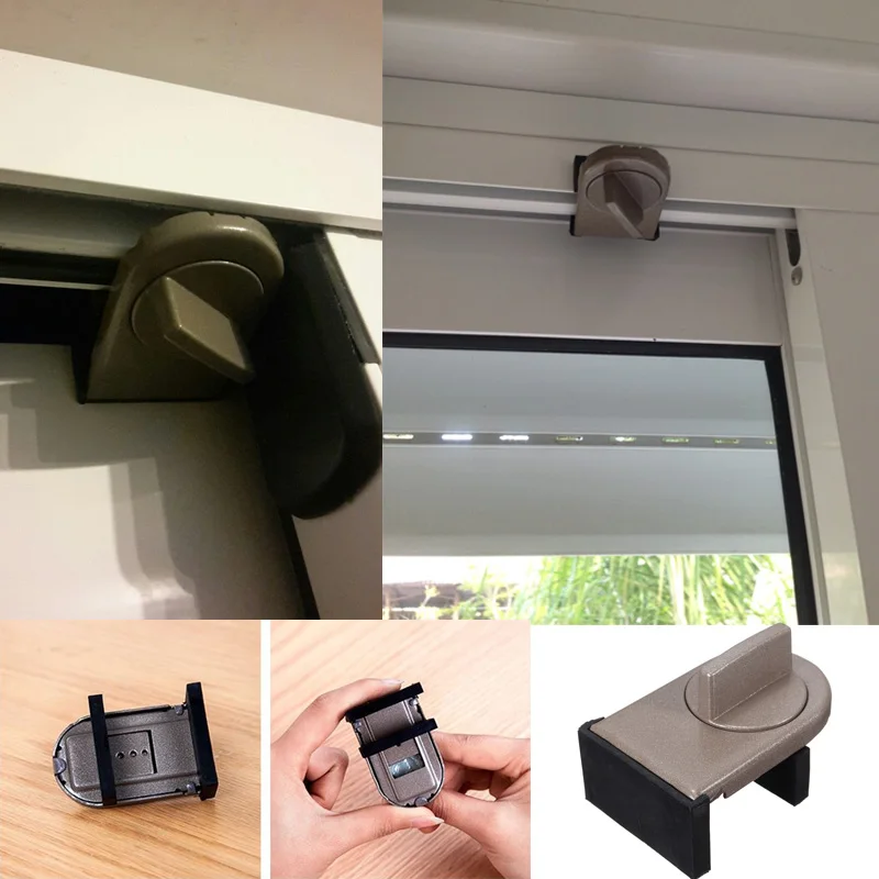 Buy Iron Sliding Window Safety Lock Adjustable Baby