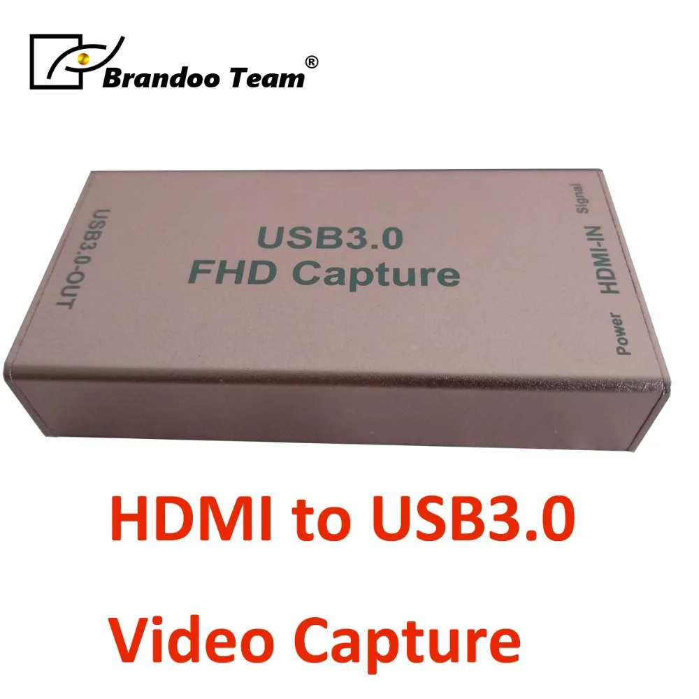 

full HD 1080P USB3.0 Game capture converter, convert HDMI video to USB3.0 for windows linux Free shipping