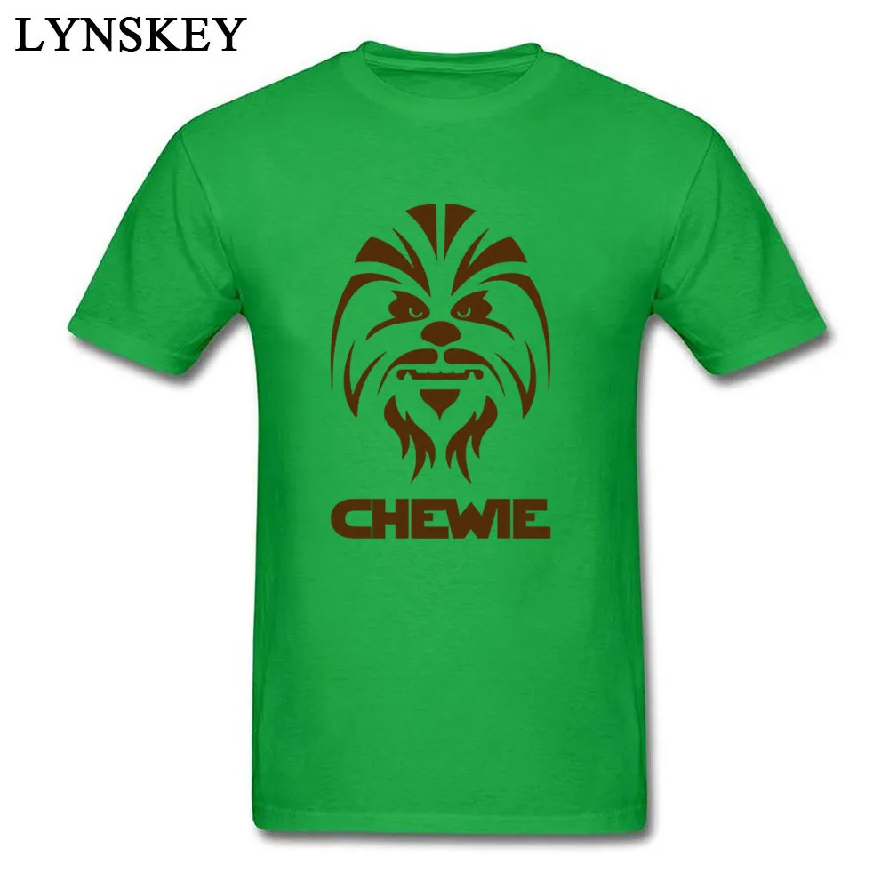 Cheap Adult T Shirts O Neck Summer Autumn Short Sleeve 100% Cotton Tops Shirts Chewbacca Face Logo Printed Sweatshirts Chewbacca Face Logo green
