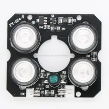 60 градусов CCTV аксессуары инфракрасный светильник 4 шт. Массив ИК светодиодный для камер наблюдения ночного видения размер 52 мм* 46,5 мм