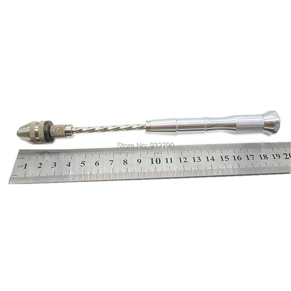 Mini Hand Push Drill Chuck Semi-Automatic Wood Manual Hand Drill Jewelers Hand Twist Drill Drilling Spiral Tool For Micro Bits