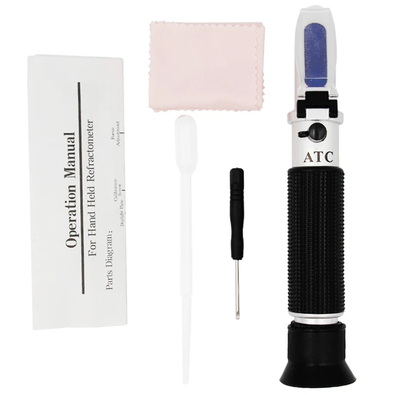 

new hand held Salinity brine Refractometer Salinity meter tester concentration 0-100% aquarium salinity measurement