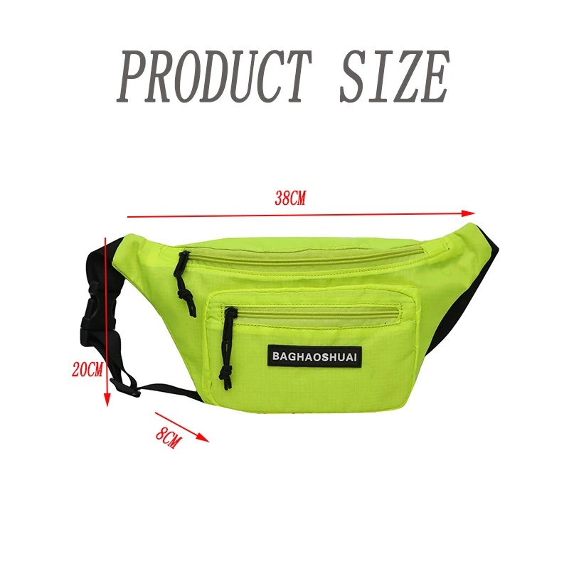 fluorescent bum bag