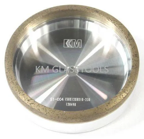 

KM High quality!Diamond Cup Wheel 150xd-8x8mm/150xd-8x10mm for Glass Straight line edging, Double edging machine.S1-CC4