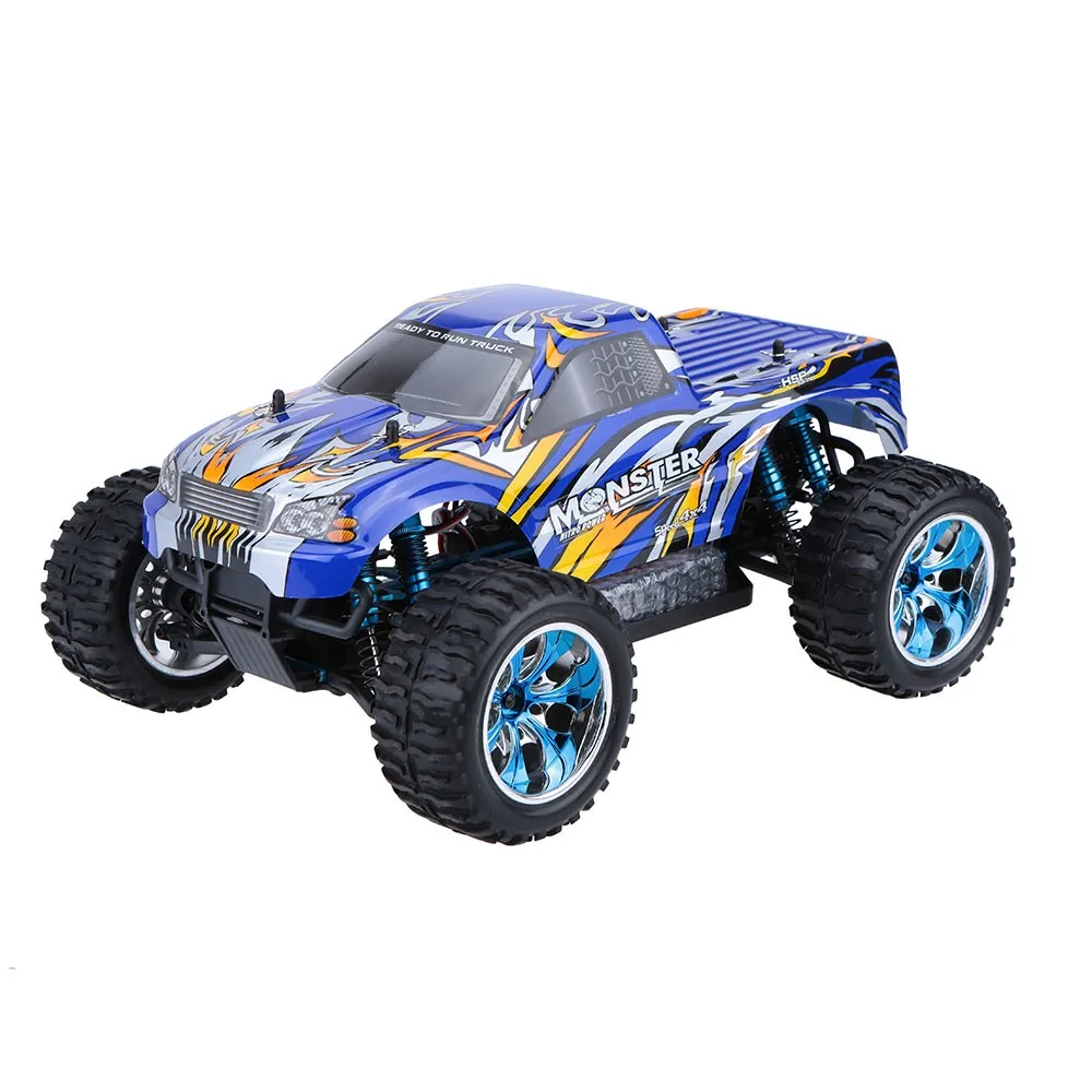 Original-HSP-94111-2-4Ghz-2CH-Transmitter-Electronic-Powered-3300KV-Brushless-Motor-1-10-RTR-4WD(3)