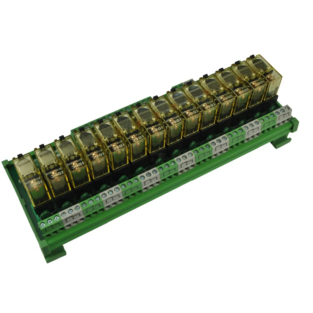 

14 channel 1 SPDT DIN Rail Mount IDEC RJ1S Interface Relay Module