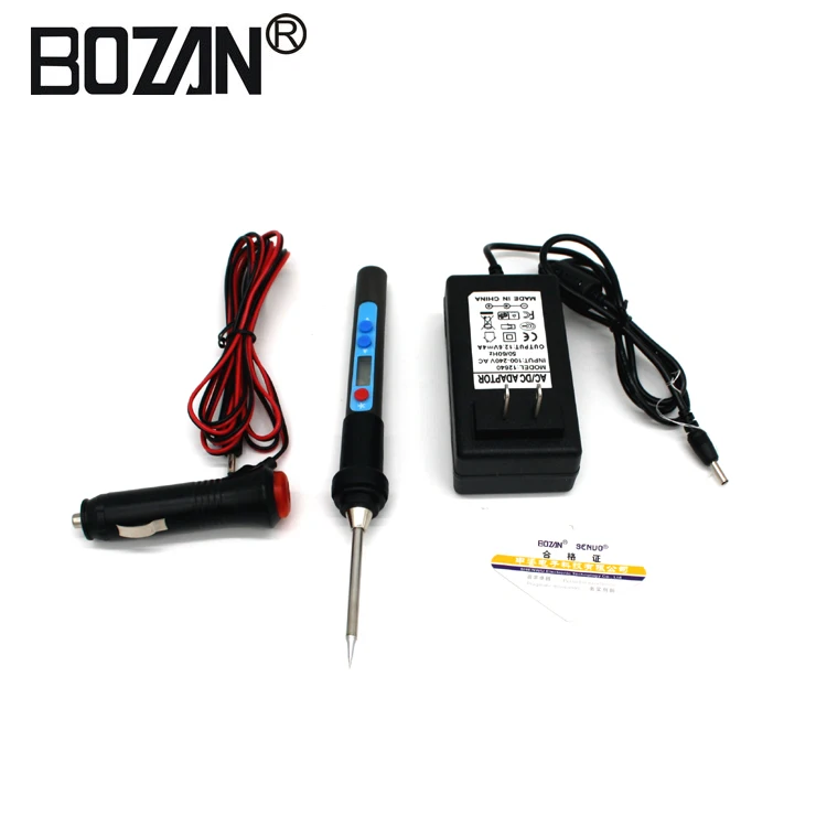 

BOZAN 988 Electric Soldering Iron 110V 220V 40W EU Plug Temperature Adjustable 900M Tip Welding Tool Rework Soldering Station