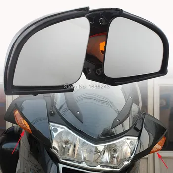 

Unpaint Rear View Mirrors with Turn Signal Lens Fits For BMW R1100RT R1150RT R1100 RT RTP R1150 RT