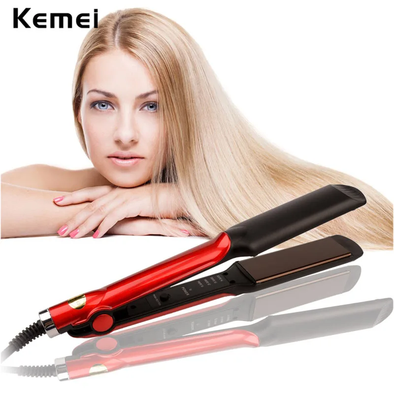 Purple 110 240V Straightening Irons Ceramic Hair Straightener Flat Iron Curling Styling Tools Professional Hairstyling Machine