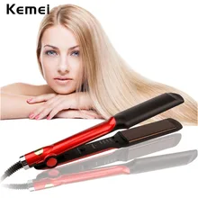 Purple 110 240V Straightening Irons Ceramic Hair Straightener Flat Iron Curling Styling Tools Professional Hairstyling Machine