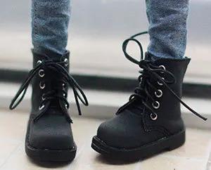 

BJD doll shoes are suitable for 1/3 1/4 1/6 sd.dd Uncle velvet lacing with black and yellow military boots ankle doll accessori