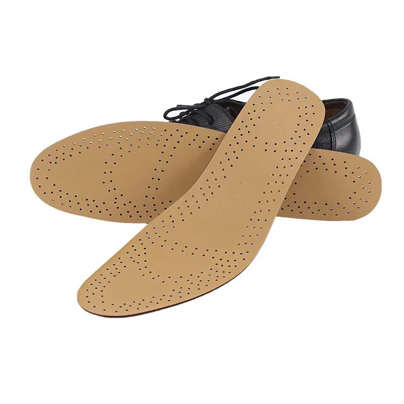 

1 Pair Ultra Thin Breathable Deodorant PU Leather Insoles Instantly Absorb Sweat Replacement Inner Soles Shoes Insole Pads
