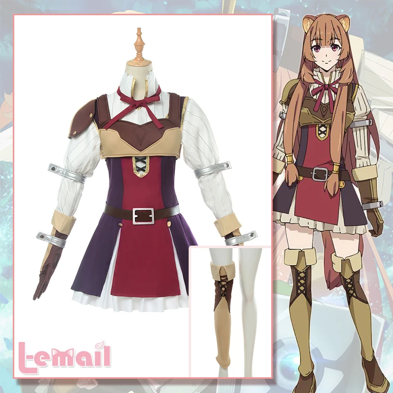 The Rising of Shield Hero Raphtalia маскарадные костюмы Comic Con нарядное платье|Костюмы аниме| |