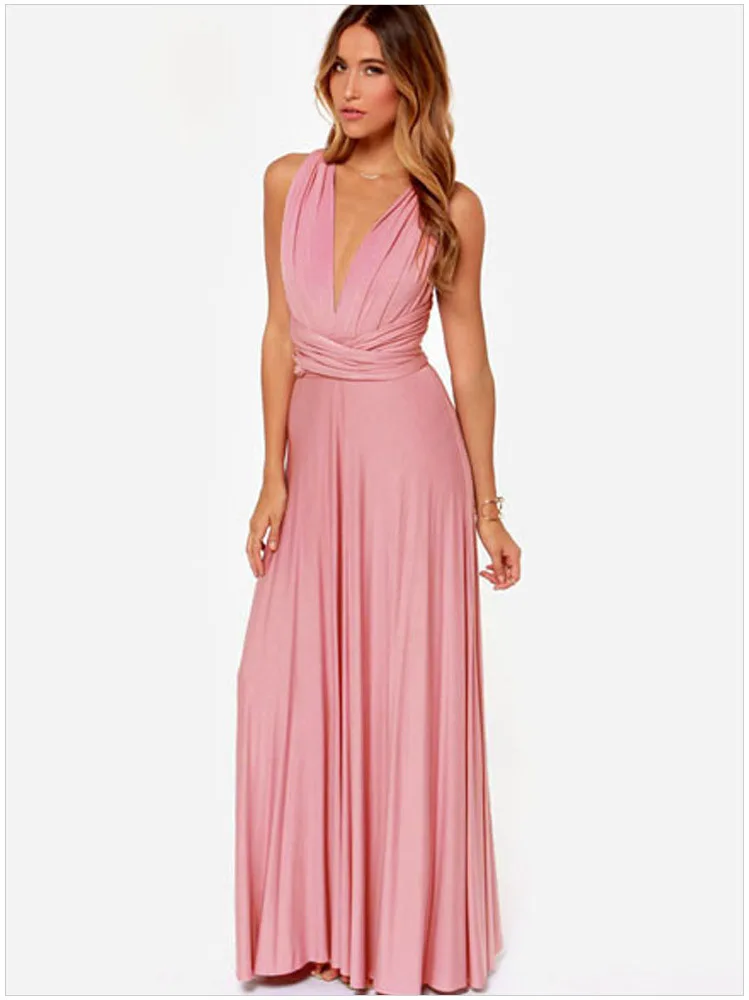 tricks of the trade mauve maxi dress
