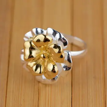 

S925 silver female flower wholesale NEW explosion gracefuls