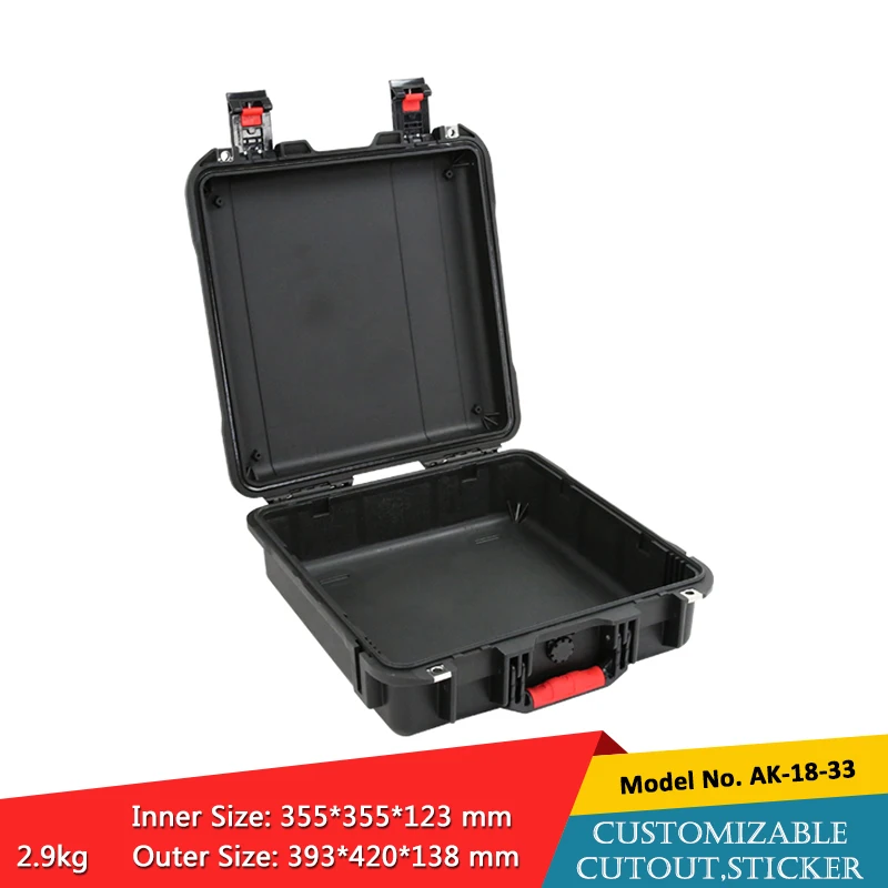 szomk IP67 hard storage box waterproof plastic tool box plastic equipment case with foam (6)