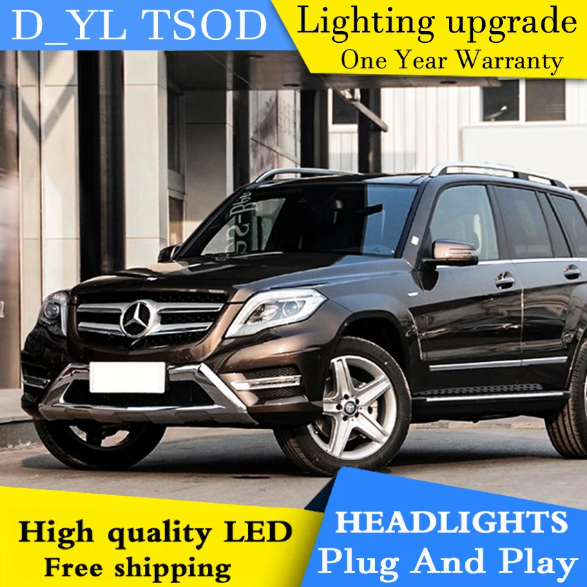 Автостайлинг фары s для Benz GLK 2012-2015 светодиодсветильник светодиодный ные дневные