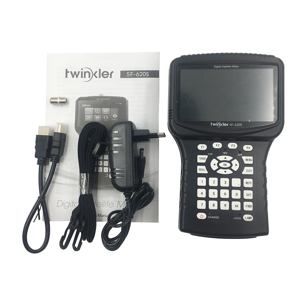 DVB-S2 спутниковый искатель Twinkler SF-620S 4,3 дюймов ЖК-экран спектр USB WiFi CCCams PowerVu CCTV камера лучше, чем Satlink