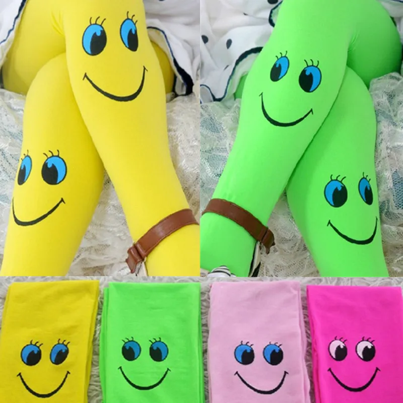 

Hot-Selling Smiling Face Kids Tights For Girls Quality Children Pantyhose Girls Velvet Stocking