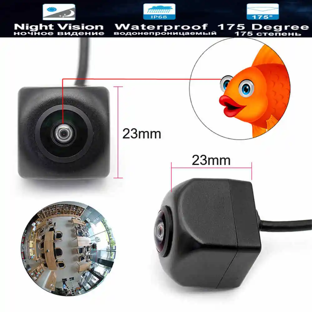 Car Rear view Camera 1080P Fisheye Reverse Camera for Opel Astra H J Corsa D Meriva A Vectra C Zafira B FIAT Grande Insignia