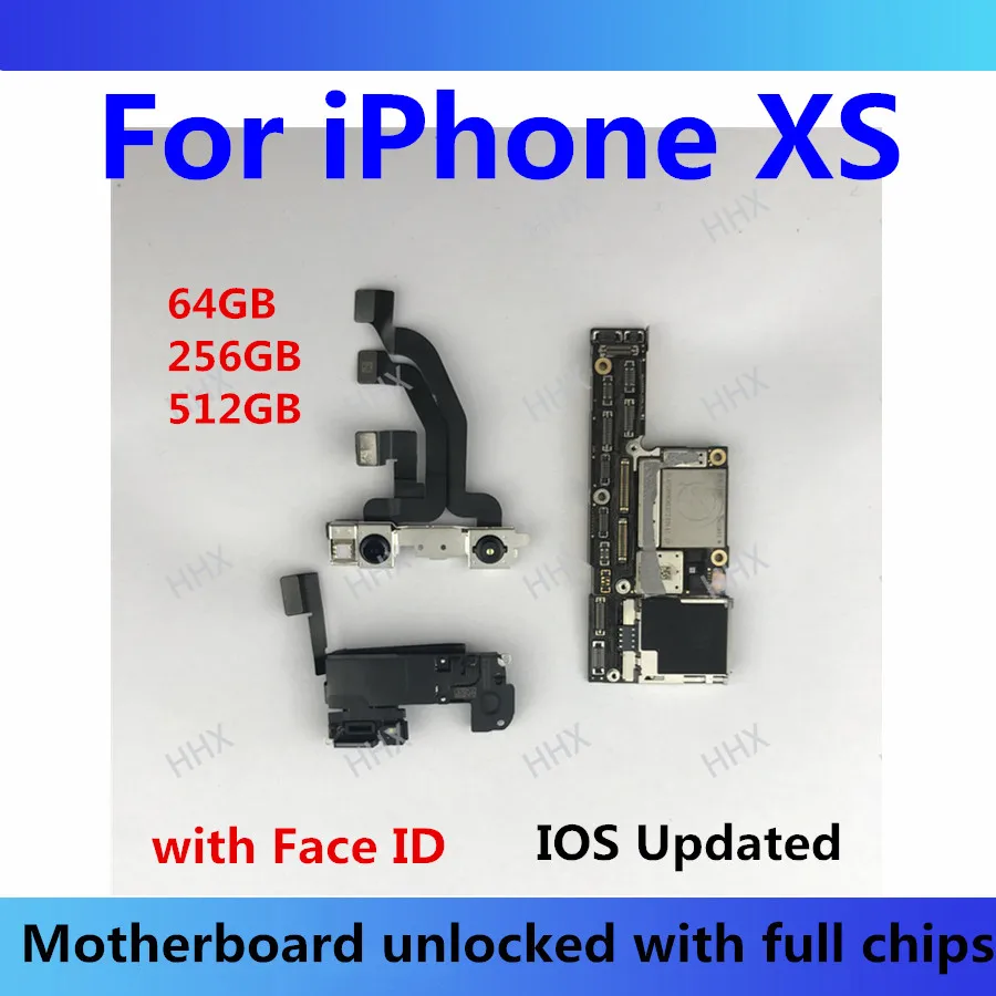 For iphone XS max motherboard with face ID unlock IOS update logic