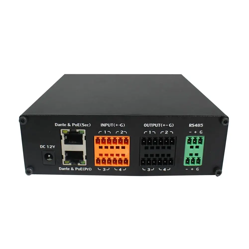 4 in 4 out professional mini Dante audio Converter