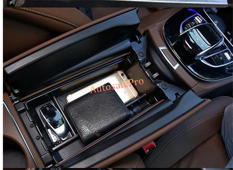 Черный внутренний подлокотник с левым рулем для хранения Mercedes Benz E Class W213 2017|benz