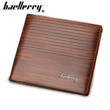 ¡Venta al por mayor! ¡nueva cartera para hombre de cuero Vintage monederos de alta calidad monedero tarjeteros billetes de dólar
