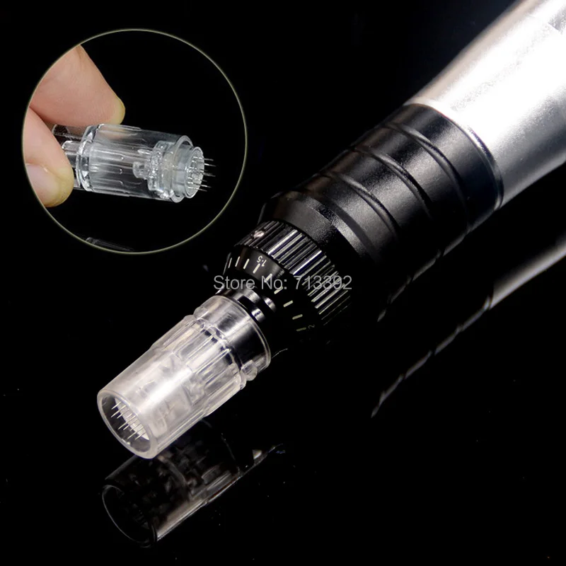 Cartucho de Agulha Caneta Derma Agulha Beleza Microneedle Mts Pen Dicas 30 Pcs 12 - 36pin 2 Agulhas para tatuagem