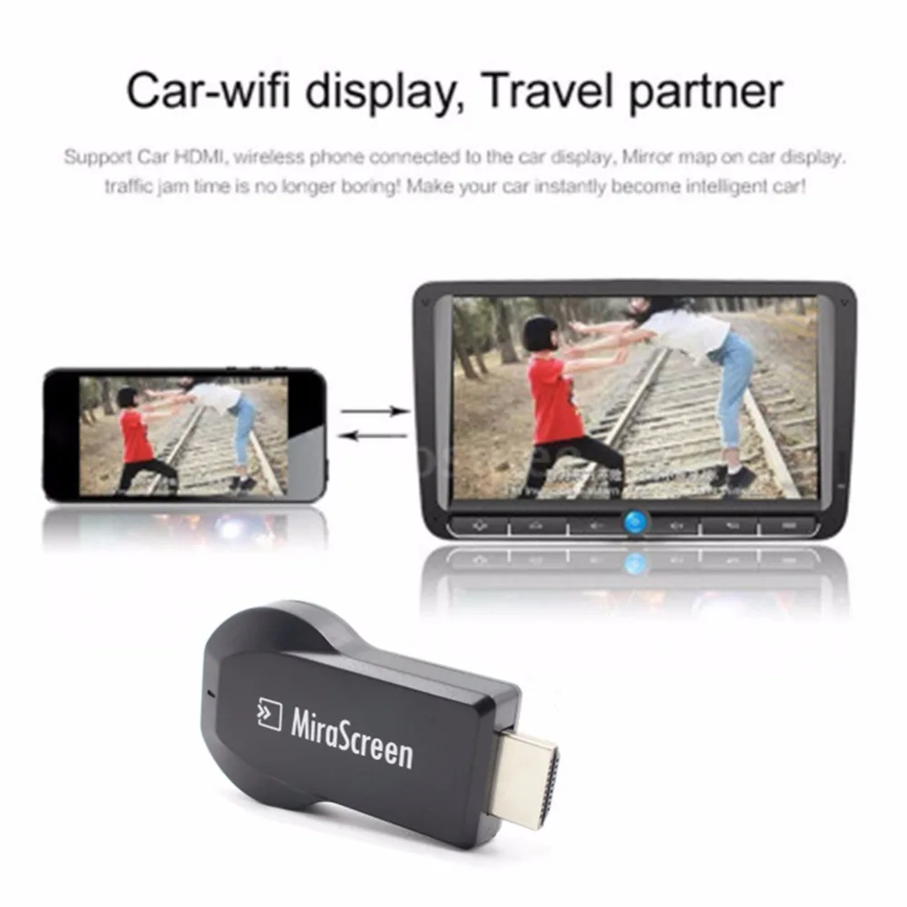 Mirascreen AirPlay Crome Cast Cromecast ТВ приемник Miracast Airmirroring адаптер для Smart TV HD ключ 2 телефона