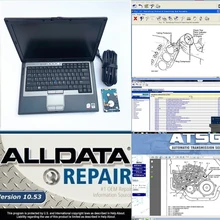 Авто программное обеспечение alldata mitchell по требованию с ATSG жесткий диск 1 ТБ установлен на D630 4gb ноутбук для автомобиля грузовик диагностики