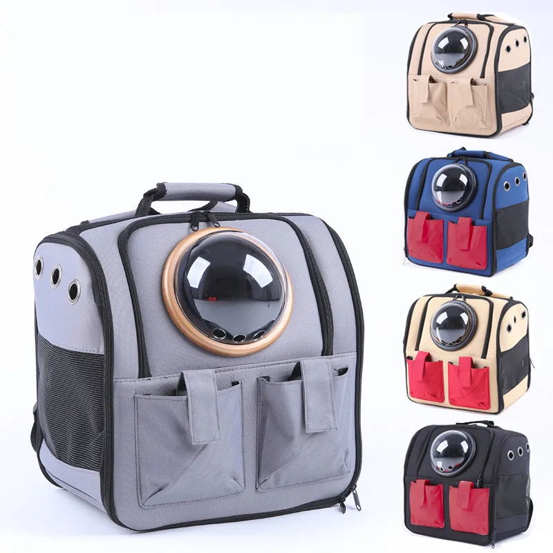

Pet Small Dog Cat Outdoor Travel Backpack Breathable Carrier Bag puppy Cat Handbag Bed Carrying Cage Pet Supplies product