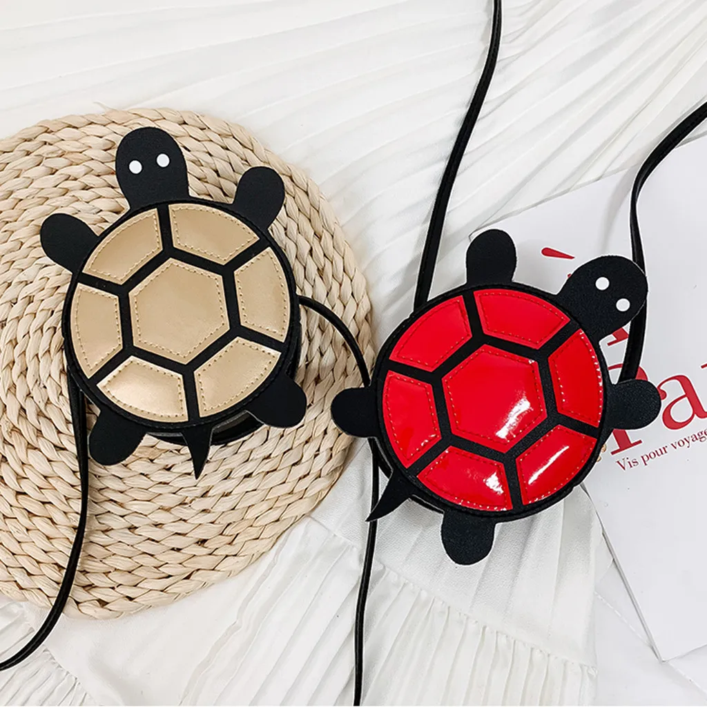 

Cute Shoulder Bags 3D tortoise funny bag Children Lovely Messenger Bag Cartoon Cross-body Bag Clutches Coin Purse kids gift
