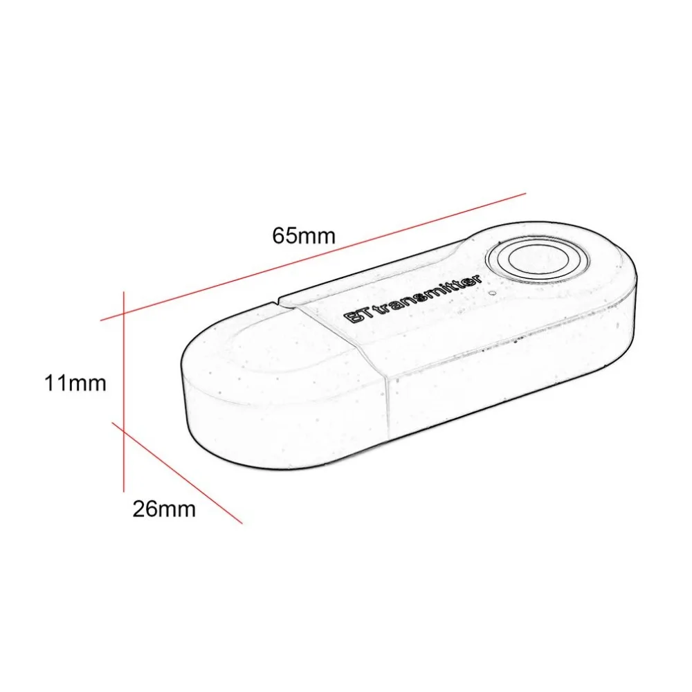 USB Bluetooth V4.2 аудио передатчик, мощный Bluetooth аудио передатчик, портативный стерео музыкальный адаптер, GT-09S, дропшиппинг