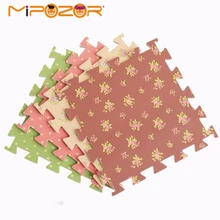 Mipozor Мягкий Сейф Пены EVA головоломки Игровой детский Коврик 20 шт./лот Деревянные Стили Ковер Блокировки Пол Ползучая Ковров Each30x30cmx1cm 1" x 12"