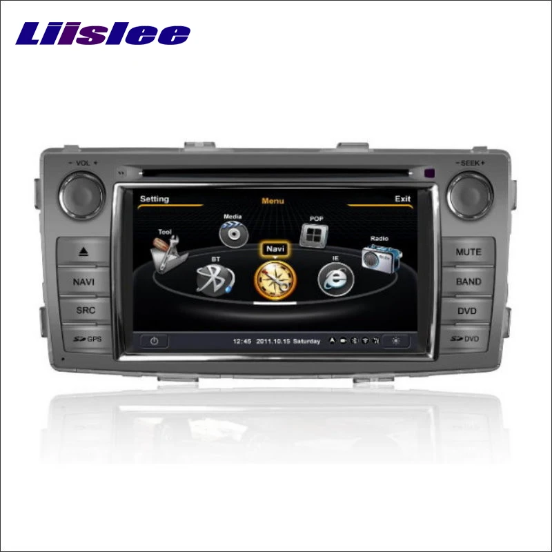 Cheap Liislee For Toyota Innova 2012~2015 Car DVD Player GPS Map Navigation Radio Stereo iPod BT 3G WIFI HD Screen Multimedia System 2